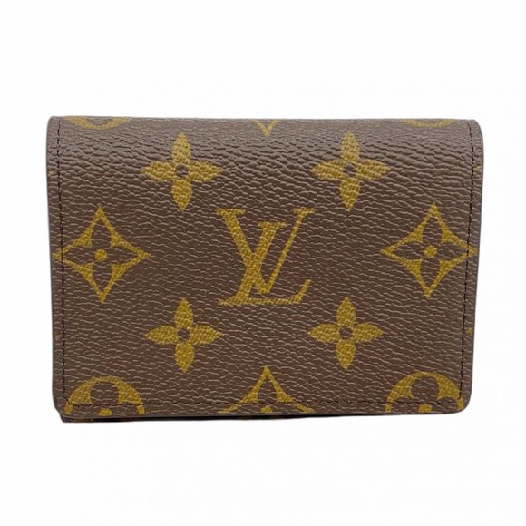 Louis Vuitton Monogram Envelope Carte de Visite Business Card Case M63801 Bro... - Picture 1 of 8